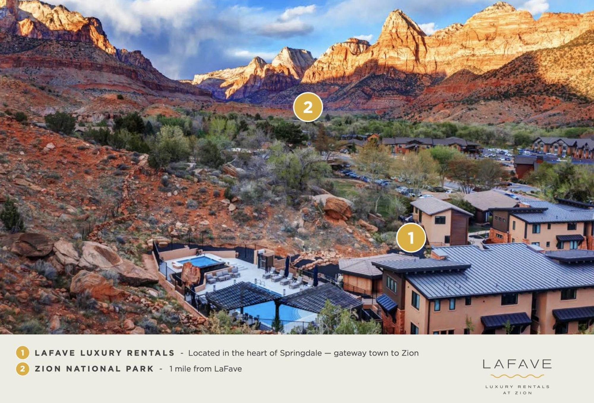 Lafave Luxury Rentals At Zion Спрингдейл Экстерьер фото